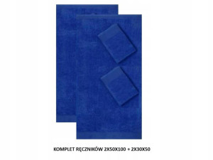 KOMPLET RĘCZNIKÓW 2x50x100+2x30x50 Frotte