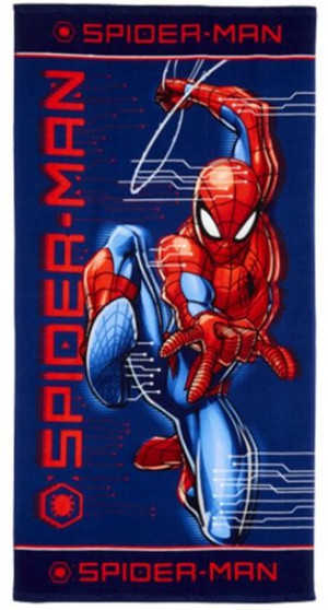 Spiderman Ręcznik 70x140 cm Mikrofibra