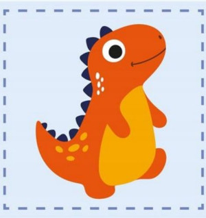 Ręcznik Dziecięcy Dino 30x30 Baw 350gsm
