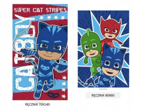 Ręcznik Pj Masks 70x140 + Ręcznik 40x60 Pj