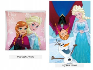 Poduszka Elsa Polar 40x40 +ręcznik 40x60 Bawełna