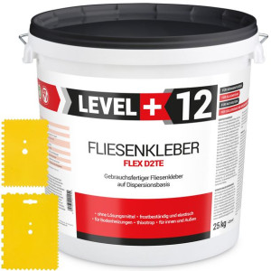 Klej do płytek Gotowy 25kg + Szpachle plastikowe 2szt