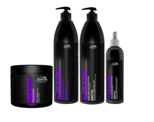 Joanna Szampon Odżywka Maska Spray Keratyna Zestaw