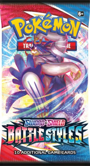 POKEMON TCG Booster Battle Styles karty + KOD