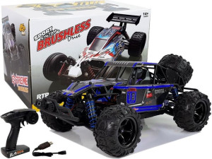 Auto Terenowe Buggy Zdalnie Sterowane 1:18 Niebieskie Enoze 9303E 45 Km/H