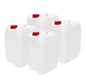 ZESTAW 4x KANISTER HDPE 20L, kanister na wodę 20 litrów
