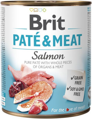 Brit Paté & Meat Salmon 800g