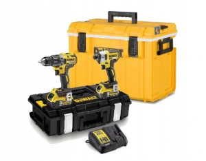 Zestaw Dcd796 + Dcf887 + Lodówka Dewalt Dck266p2c