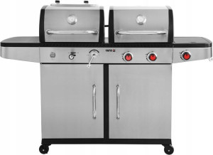 Yato Grill Gazowy 2w1 Gaz+węgiel, Stal Nierd 8.2kw