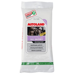 Autoland Chusteczki Do Skóry 25szt