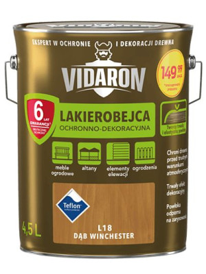 VIDARON Lakierobejca 4,5L DĄB WINCHESTER L18
