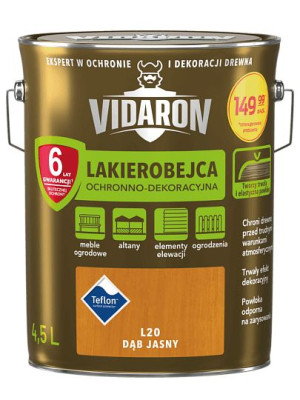 VIDARON Lakierobejca 4,5L DĄB JASNY L20