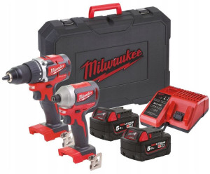 Milwaukee Wiertarka + Zakrętarka M18 Cblpp2b-502c