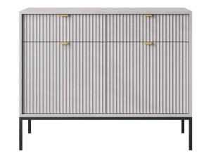 KOMODA z szufladami Nowellon szara SZAFKA 104 cm
