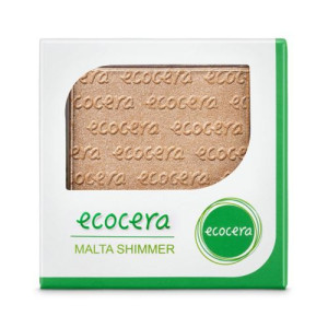 OUTLET, Ecocera, Puder Rozświetlający Prasowany Malta Shimmer,10g