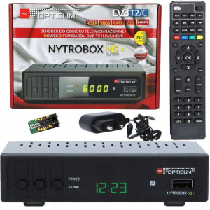 Tuner Dekoder Telewizji Naziemnej Dvb-t2 Usb H.265
