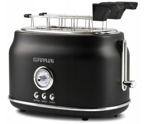 Toster Opiekacz Retro 750w Timer Tacka Na Okruchy