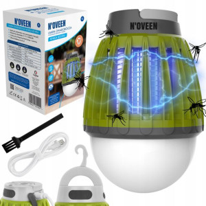 Latarka Lampa Owadobójcza Turystyczna Ipx4 Akumula