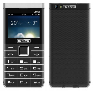 Telefon Maxcom Mm760 Dla Seniora Dual Sim Czarny