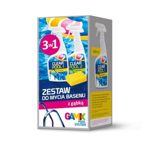 Gamix Zestaw Do Mycia Basenów Pool Care 3W1