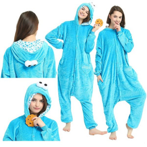 Kigurumi Piżama Ciasteczkowy Potwór Onesie Roz. Xl
