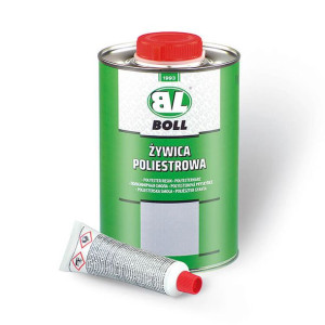 Żywica Poliestrowa 970g + Utwardzacz 30g Wypełnia Ubytki