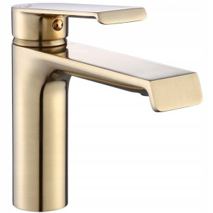 Bateria Umywalkowa Hass Gold Niska Szczotkowana