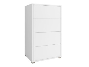 biała KOMODA z szufladami do pokoju Gesita 70 cm