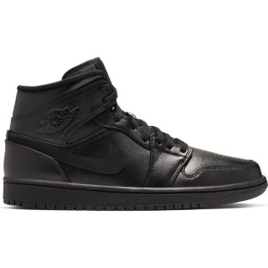 Buty Air Jordan 1 Mid Triple Black - 554724-090