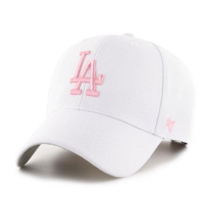 Czapka z daszkiem 47 Brand MLB LA Dodgers biała - B-MVP12WBV-WHD