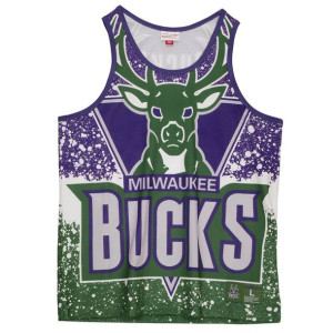 Koszulka męska bezrękawnik Mitchell & Ness NBA Milwaukee Bucks Tank Top