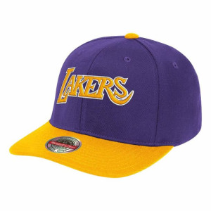 Czapka z daszkiem bejsbolowa Mitchell & Ness Los Angeles Lakers Snapback