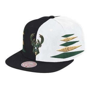 Czapka z daszkiem bejsbolowa Mitchell & Ness NBA Milwaukee Bucks