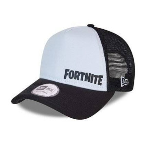 Czapka z daszkiem New Era Fortnite logo A Frame Trucker Cap biała