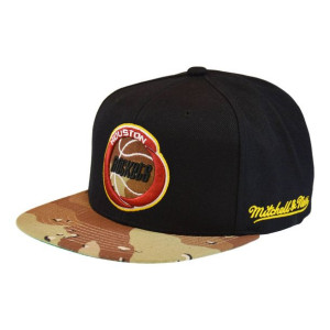 Czapka z daszkiem Mitchell & Ness NBA Choco Camo HWC Houston Rockets