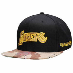Czapka z daszkiem Mitchell & Ness NBA Choco Camo HWC Los Angeles Lakers