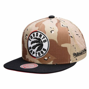 Czapka z daszkiem Mitchell & Ness NBA Choco Camo Snapback Toronto Raptors