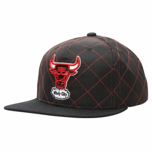 Czapka z daszkiem Mitchell & Ness NBA Quilted Taslan Snapback NBA Chicago B
