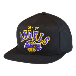 Czapka z daszkiem Mitchell & Ness NBA Los Angeles Lakers ZZ czarna Snapback