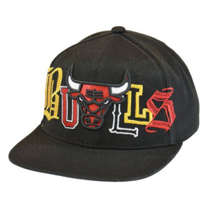 Czapka z daszkiem Mitchell & Ness NBA Hype Type Snapback Chicago Bulls