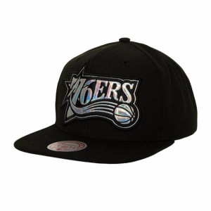 Czapka z daszkiem Mitchell & Ness NBA Iridescent Xl Logo HWC Philadelphia 7