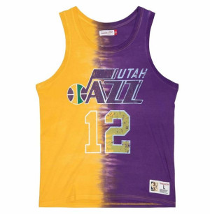 Koszulka Mitchell & Ness NBA Utah Jazz John Stockton Tie Dye Cotton Tank