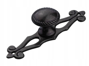 Gałka meblowa uchwyt CZARNY MAT RETRO LOFT GM-1022