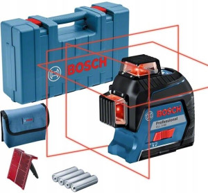 Bosch Laser Krzyżowy Liniowy Gll 3-80 + Walizka