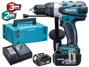Wiertarko-wkrętarka Udar 2*5ah Makita Dhp458rtj