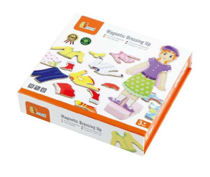 Viga 59652 Magnetyczna Ubieranka Dziewczynki