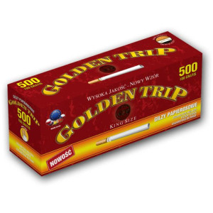 Gilzy Papierosowe 500 + 100 Gratis Golden Trip