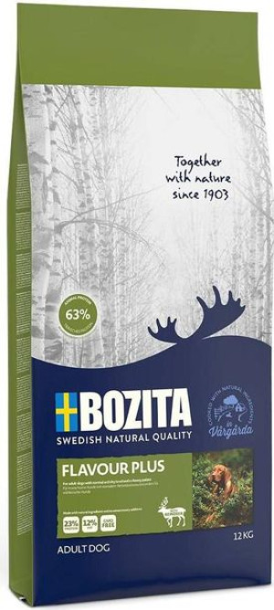 BOZITA Flavour Plus- karma dla psów wybrednych z dodatkiem renifera 12 kg