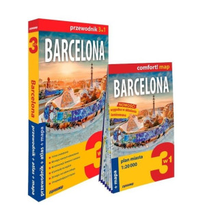 BARCELONA Hiszpania przewodnik 3w1 EXPRESSMAP 2022