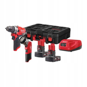 Milwaukee M12 Fpp2aw-422p Wiertarka Udar. Latarka